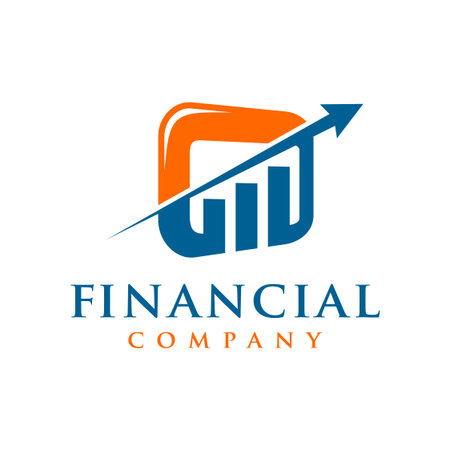 marketing and financial business logo designのイラスト素材