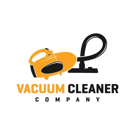 home cleanliness vacuum logo designのイラスト素材
