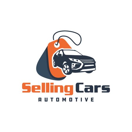 Car sales showroom logo designのイラスト素材