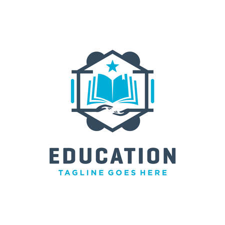 school education book logo design your companyのイラスト素材