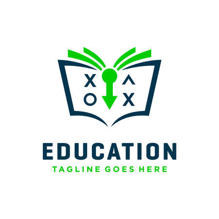 school education book logo design your companyのイラスト素材