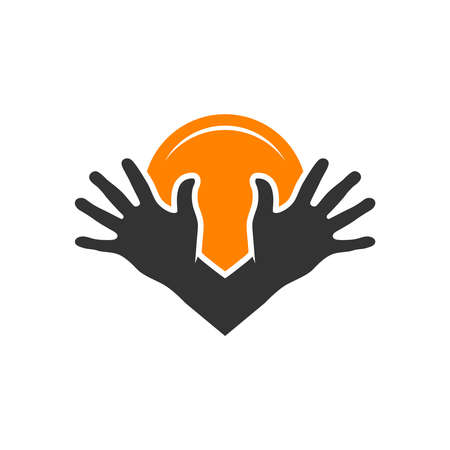 cooking lady chef logo designのイラスト素材