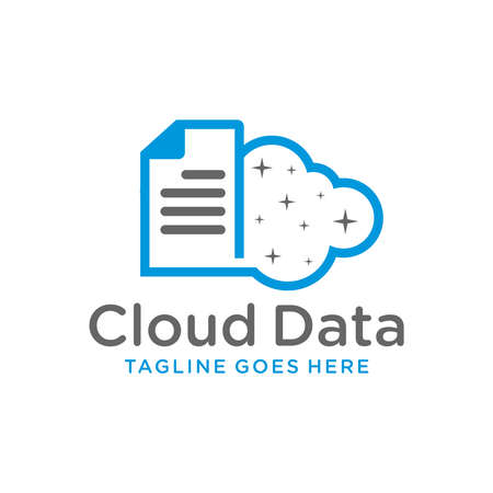 cloud phone technology logo designのイラスト素材
