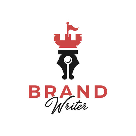 legal consulting agency and notary illustration logo designのイラスト素材