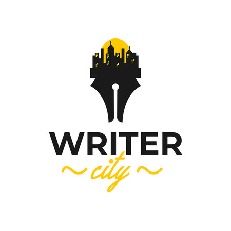 legal consulting agency and notary illustration logo designのイラスト素材