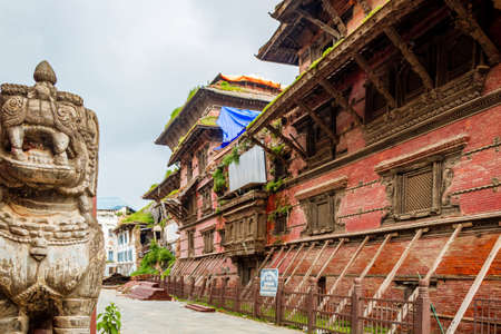 Basantapur Durbar Square of Kathmandu under renovation after Gorkha Earthquakeのeditorial素材