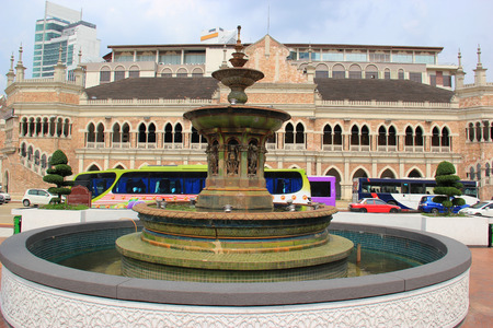 Victorian Fountain at Merdeka Square was brought from England to commemorate the diamond jubilee of the tenure of Queen Victoria and pay tribute to the Empire and its ruling monarch.のeditorial素材