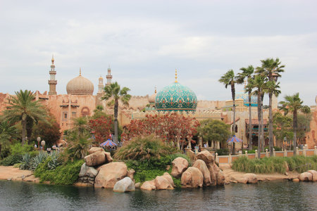 Tokyo, Japan - May 29, 2013: Arabian Coast is an exotic Arabian harbor combined with an enchanted...