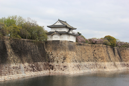 Fortresses and Moat were built around Osaka Castle, which is one of Japan's most famous and played a major rule in the unification of Japan during the 16th century of the Azuchi-Momoyama period, as a protection.のeditorial素材