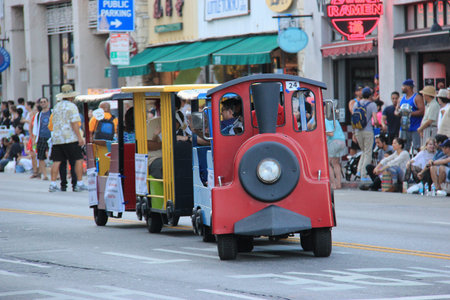Los Angeles, California, USA - August 16, 2015: Parade of Nisei Week Japanese Festival, the festival...