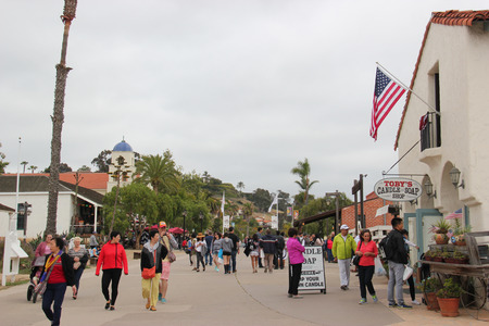 San Diego, California, USA - May 25, 2015: Old Town San Diego is the oldest settled area in San Diego and is the site of the first European settlement in present-day California.のeditorial素材