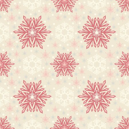 Seamless vector illustration of wink tone mandala style pattern on white background, pattern for making printing paper work or textile artworkのイラスト素材