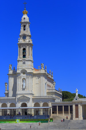 Sanctuary of Fatima Santuario de Fatima, Basilica of Our Lady of Fatima, Fatima, Portugalの写真素材
