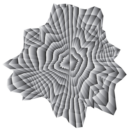 Abstract vector gradient wireframe 3d surface mesh distortionのイラスト素材