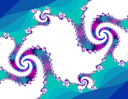 Computer rendered 3d abstract fractal illustration background for creative designの写真素材