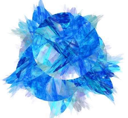 Computer rendered 3d abstract fractal illustration background for creative designの写真素材