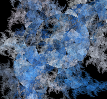 Computer rendered 3d abstract fractal illustration background for creative designの写真素材