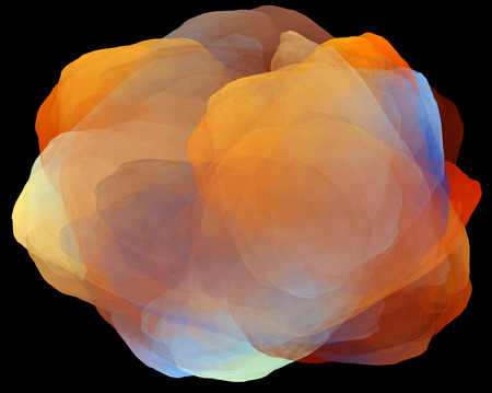Computer rendered 3d abstract fractal illustration for creative designの写真素材