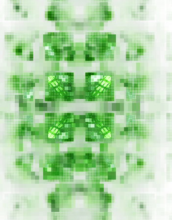 Computer rendered abstract fractal illustration background for creative designの写真素材
