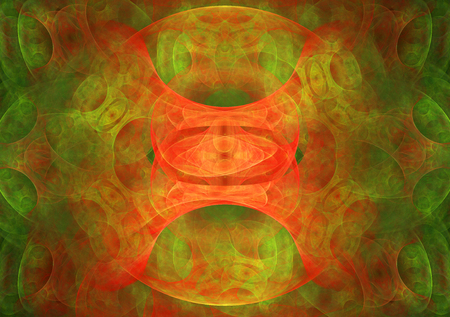 Computer rendered abstract fractal illustration background for creative designの写真素材