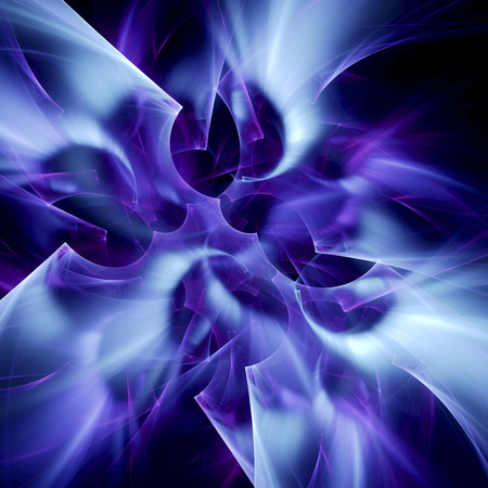 Computer rendered abstract fractal background for creative designの写真素材