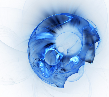 Computer rendered 3d abstract fractal illustration background for creative designの写真素材