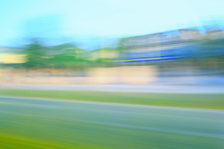 Colorful bright natural background blurred outdoor motionの写真素材
