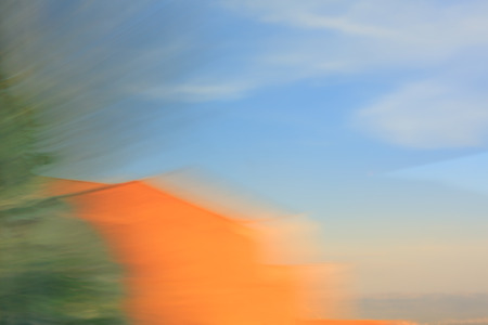 Colorful bright natural background blurred outdoor motionの写真素材