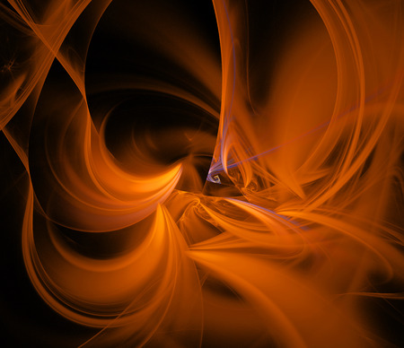 Computer rendered abstract fractal illustration background for creative designの写真素材