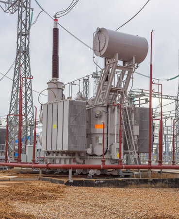 Electric power plant, power transmission line, industrial equipment