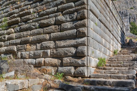 Ruins of ancient Priene, Aydin Province, Turkeyの写真素材
