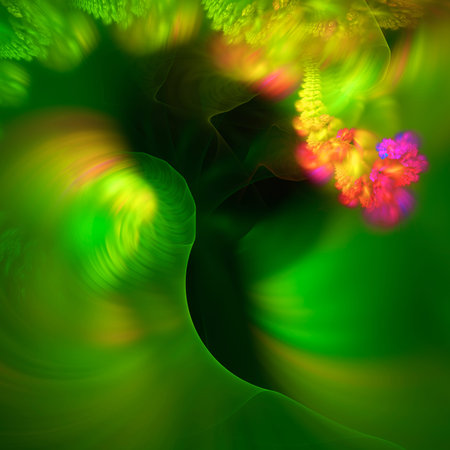Abstract fractal illustration for modern creative designの写真素材