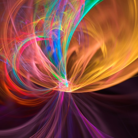 Abstract fractal illustration for modern creative designの写真素材