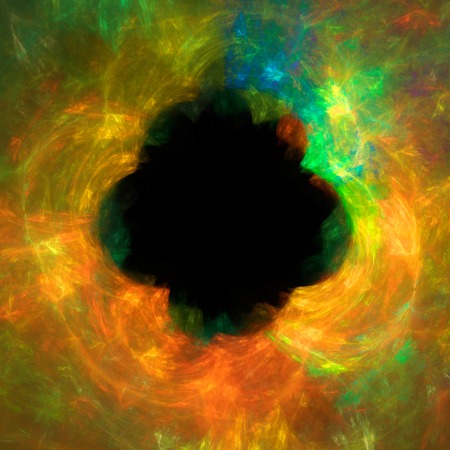 Abstract fractal illustration for modern creative designの写真素材