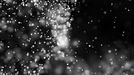 Beautiful monochrome bokeh blurred background defocused lightsの写真素材