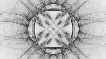 Abstract fractal illustration for creative designの写真素材