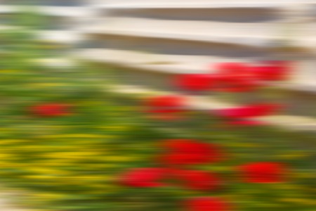 Psychedelic background based on blured landscape imageの写真素材