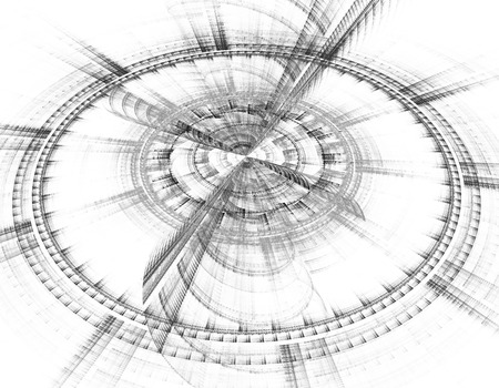 Abstract fractal illustration for creative designの写真素材