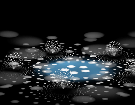 Colorful abstract fractal illustrationの写真素材