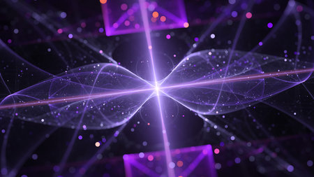 Colorful abstract fractal illustration