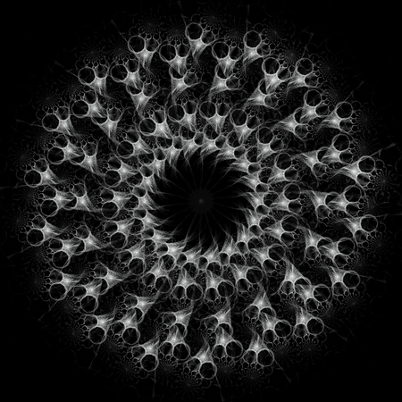 Abstract fractal illustration for creative designの写真素材