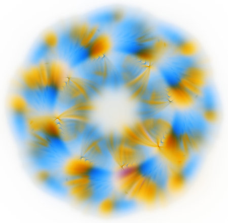 Abstract fractal illustration for creative design