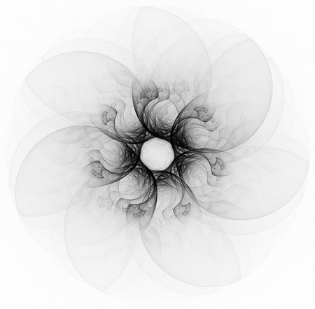 Abstract fractal illustration for creative designの写真素材