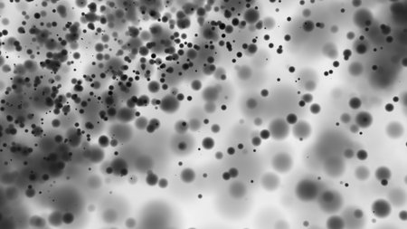 Beautiful monochrome bokeh blurred dots background defocused lights