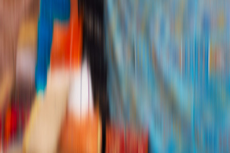 Psychedelic background based on blured architecture image