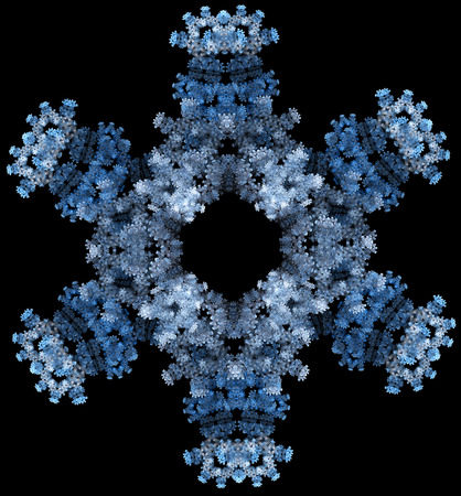 Colorful abstract fractal illustrationの写真素材