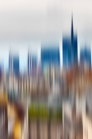 Psychedelic background based on blured architecture imageの写真素材