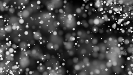 Beautiful monochrome bokeh blurred background defocused lightsの写真素材
