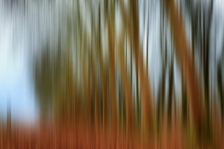 Psychedelic background based on blured landscape image looks like paintingの写真素材