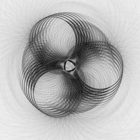 Abstract fractal illustration for creative designの写真素材